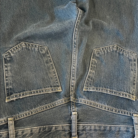 Zara Women’s High Rise Baggy Wide Leg Blue Jeans - Picture 8 of 8